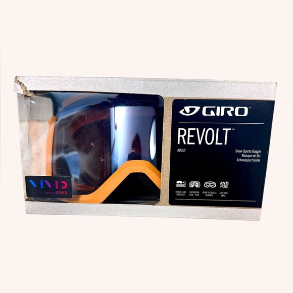 GIRO REVOLT SKI GOOGLES WITH BONUS VIVID LENS 2025 - Picture 1 of 8